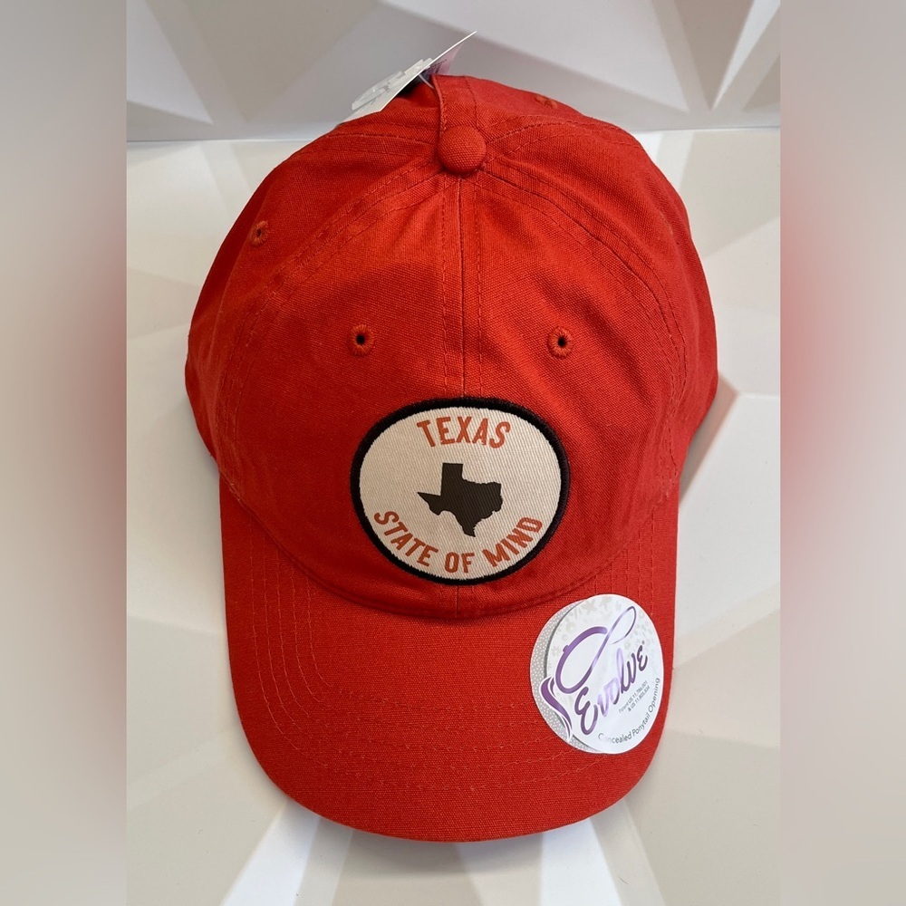 Infinity Brands Women's Coral Cotton Baseball cap, Concealed hair opening - Picture 9 of 12